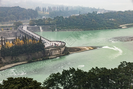 都江堰水利工程图片素材