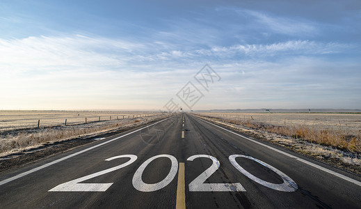 展望2020道路高清图片素材