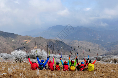 冻山尽收眼底高清图片