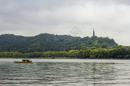 西湖背景图片