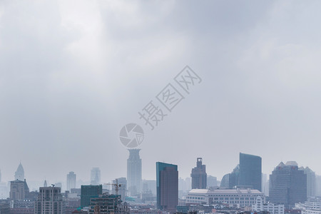 城市 雾霾郑州风景高清图片