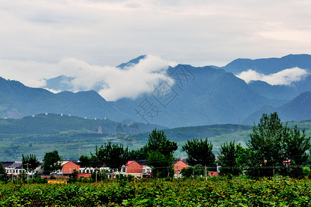 西安环山路风光背景图片