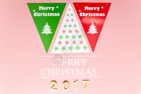 淡粉色字体圣诞节背景背景