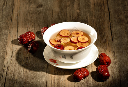 水果色红枣茶背景