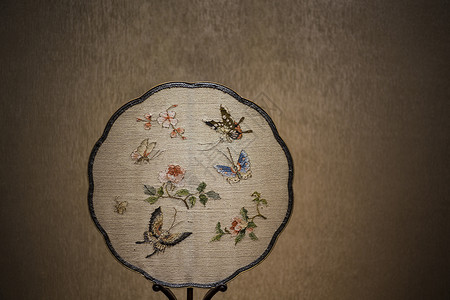 刺绣风中国古典背景