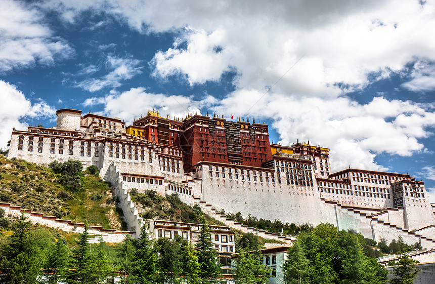 西藏布达拉宫胜景