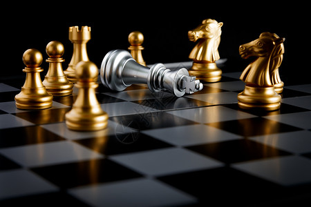 市场营销战略国际象棋背景