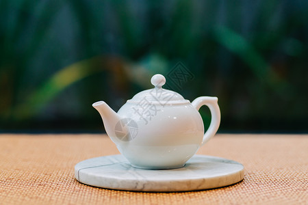 茶壶茶叶茶具茶室茶馆背景