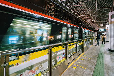 速度公路城市地铁交通背景