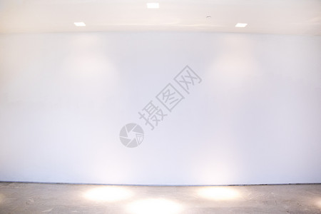白墙素材高清聚光灯背景素材背景