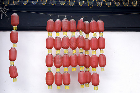 中国风红色灯笼过年春节图片