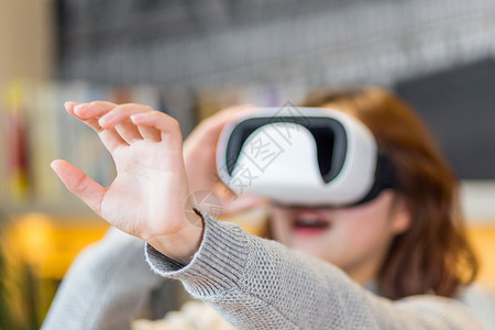 VR科技背景未来智能背景