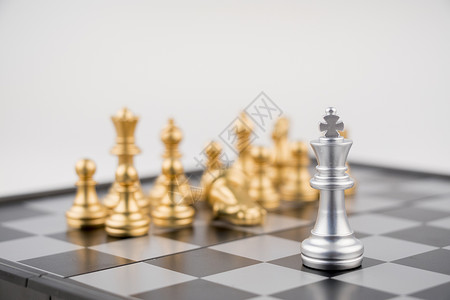 带胜利素材国际象棋团队概念背景