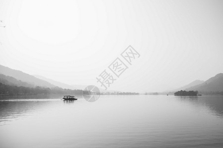 湘湖风光背景图片