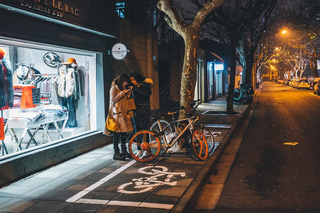 城市共享自行车图片