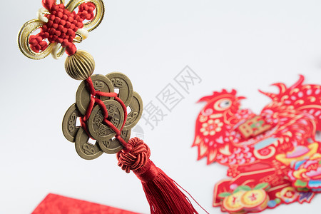 加多宝龙年春节元素传统中国风挂饰背景