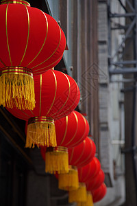 中国新年春节喜庆吉祥元素庙会高清图片素材