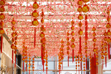 中国新年春节喜庆吉祥元素背景图片