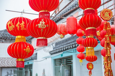 灯笼饰品中国春节传统工艺品装饰背景