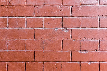红色水泥砖墙背景图片