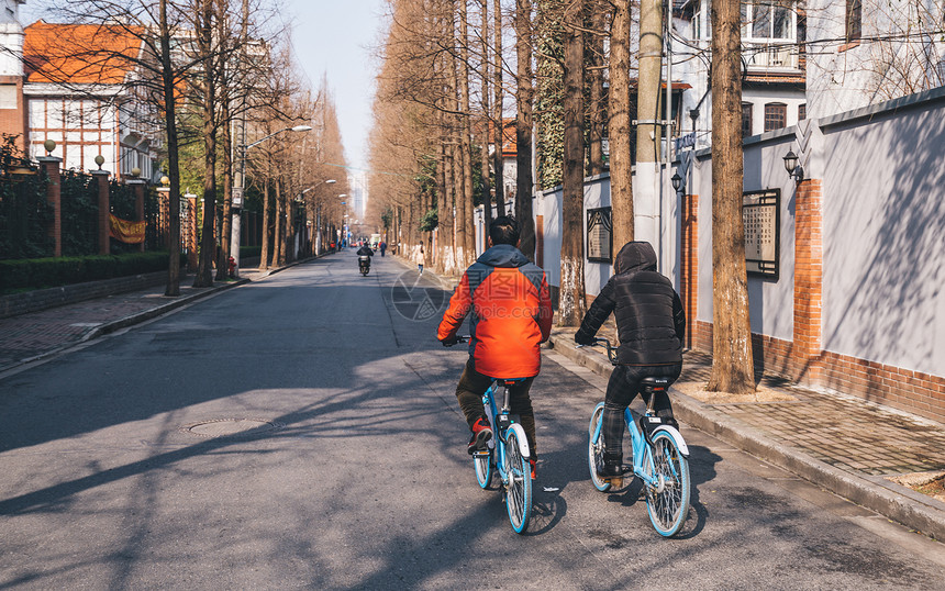 街道路人背景图片