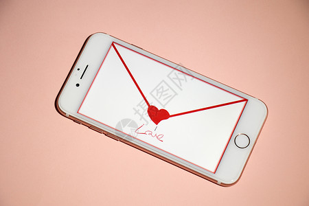 iPhone手机壳颜色分类爱的信封背景