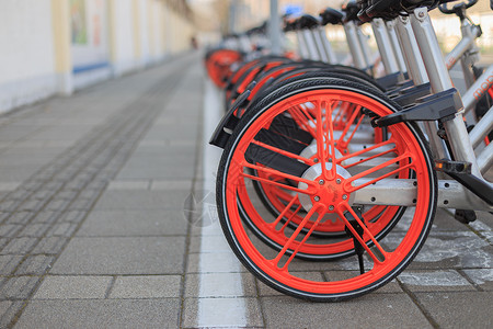 智能轮胎一排智能单车背景