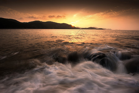 海浪背景图片