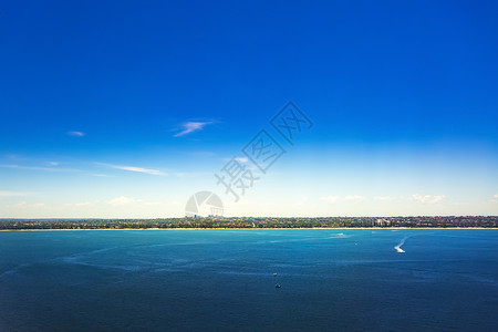 俯瞰澳大利亚港湾背景图片
