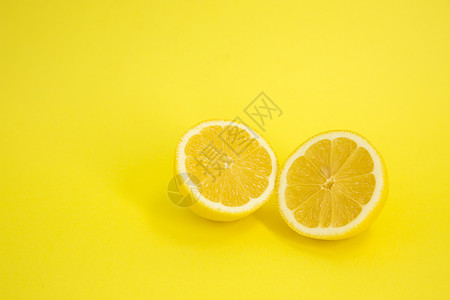 黄色柠檬饮料柠檬背景