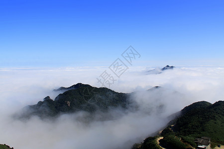 骑行广东第一峰背景图片