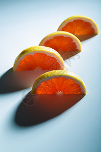 鲜橙切片背景图片