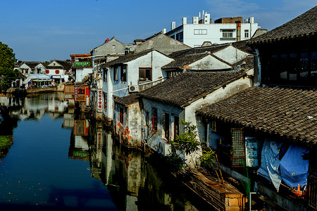 苏州小景背景图片