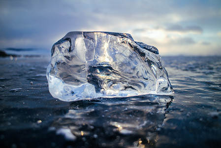 ps素材冰块晶莹剔透的冰块背景
