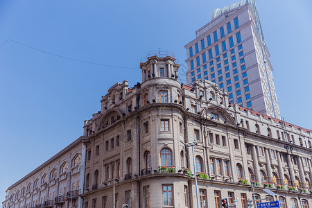 上海黄浦区城市建筑背景图片