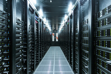 数据科技网络科技服务器通信机房背景