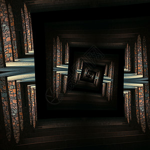 旋转的走廊（德罗斯特效应）图片
