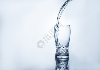 报价透明饮用水 水杯背景