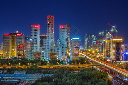 北京CBD建外soho高清图片