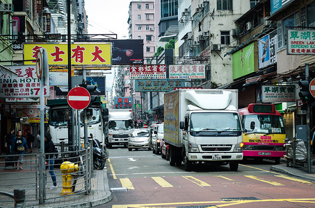 香港街头人文风光图片
