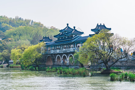 反应轮渡无锡鼋头渚太湖背景