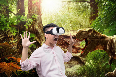 vr恐龙VR科技设计图片