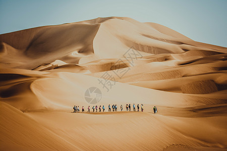 男沙漠沙漠风光背景