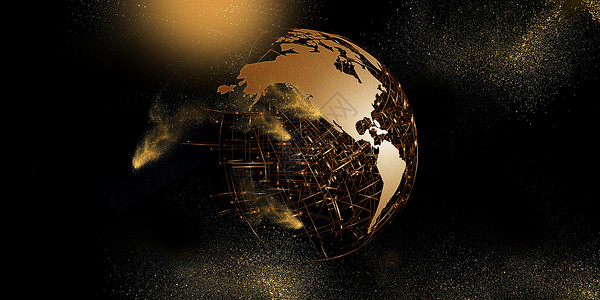 地球星光科技背景设计图片