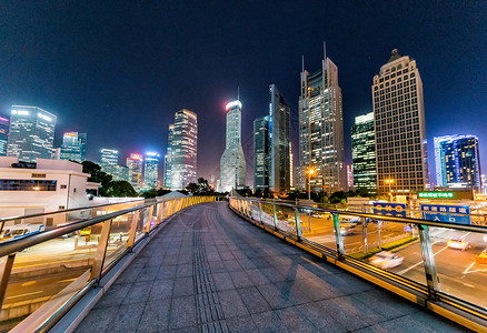 陆家嘴城市夜景图片