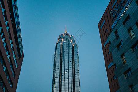 宁波水街夜景拍摄高清图片