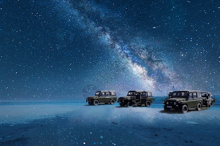 星夜星夜沙漠高清图片