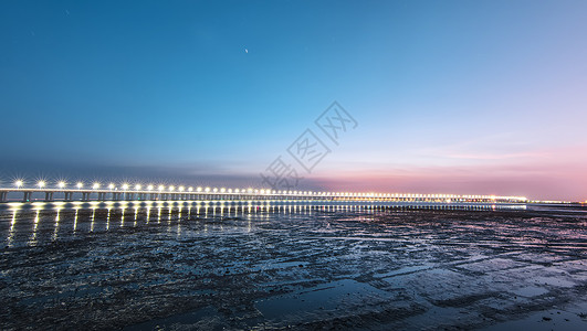 深圳红树湾红树湾的日落余晖背景