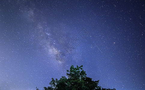 夏季的星空背景图片