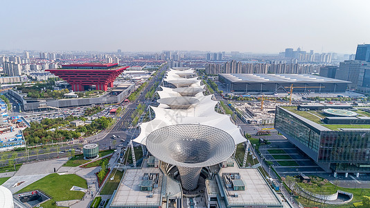 航拍上海城市建筑高清图片